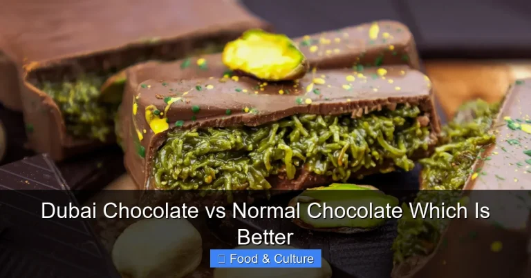 Dubai Chocolate vs Normal Chocolate Which Is Better