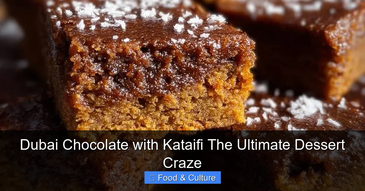 Dubai Chocolate with Kataifi The Ultimate Dessert Craze