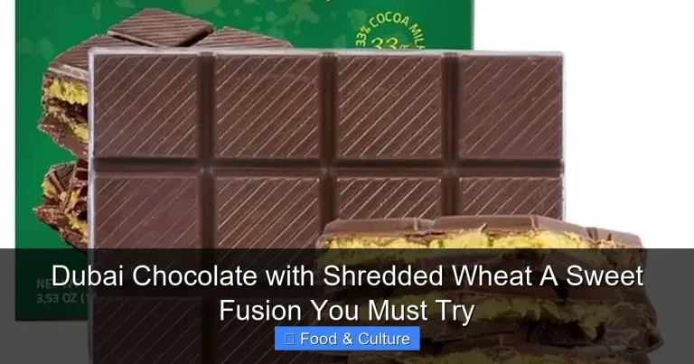 Dubai Chocolate with Shredded Wheat A Sweet Fusion You Must Try