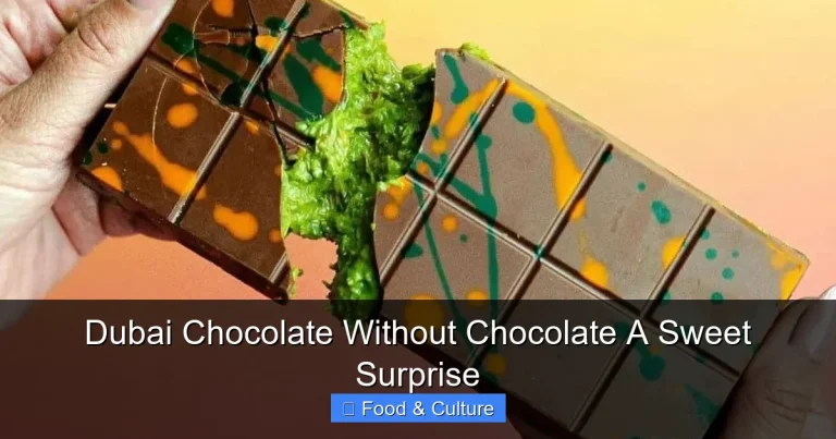 Dubai Chocolate Without Chocolate A Sweet Surprise
