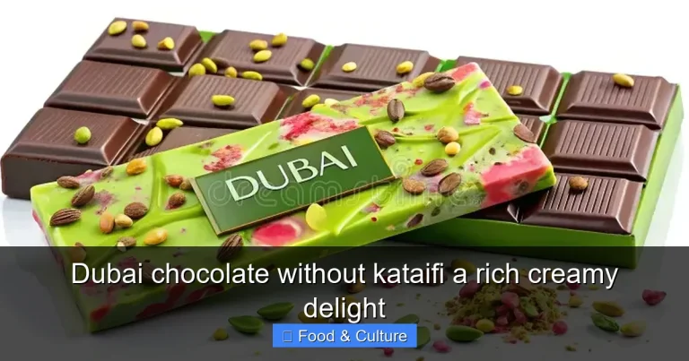Dubai chocolate without kataifi a rich creamy delight