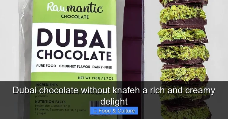 Dubai chocolate without knafeh a rich and creamy delight