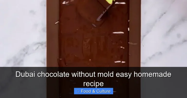 Dubai chocolate without mold easy homemade recipe