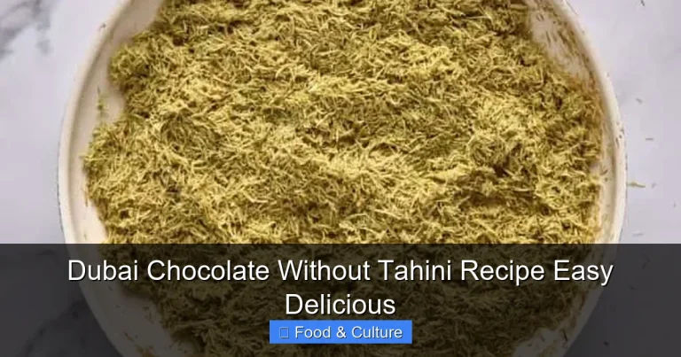 Dubai Chocolate Without Tahini Recipe Easy Delicious