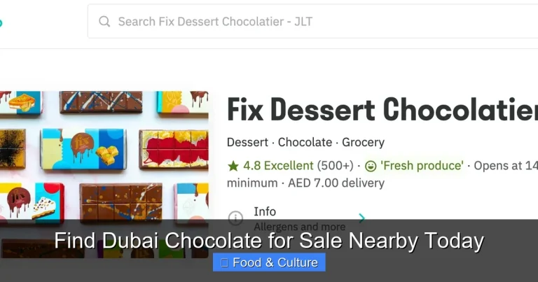 Find Dubai Chocolate for Sale Nearby Today