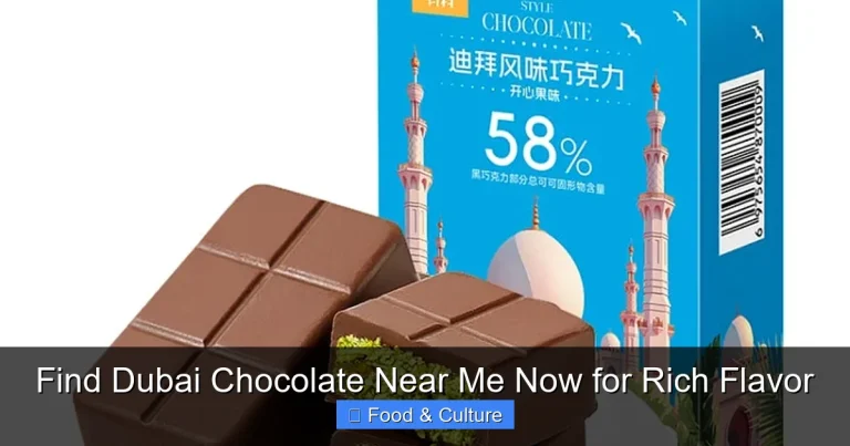 Find Dubai Chocolate Near Me Now for Rich Flavor