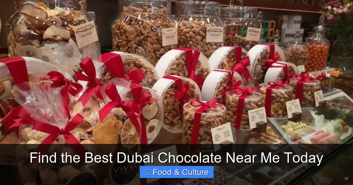 Find the Best Dubai Chocolate Near Me Today
