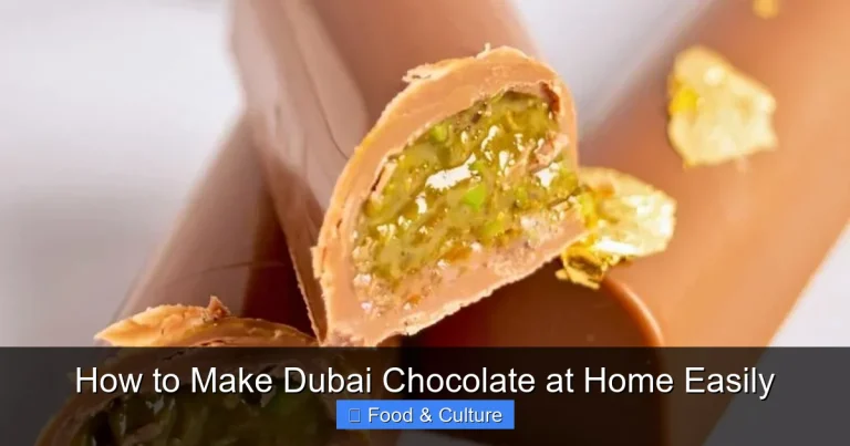 How to Make Dubai Chocolate at Home Easily