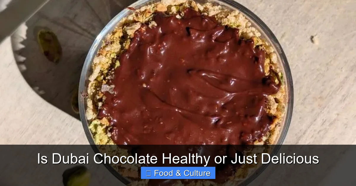 Is Dubai Chocolate Healthy or Just Delicious