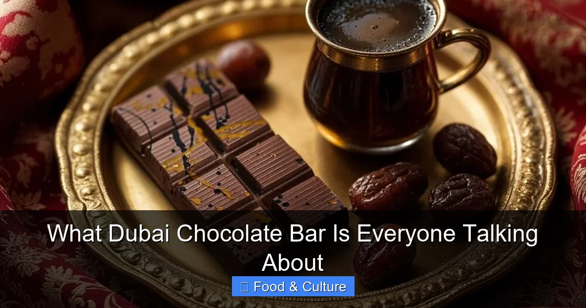 What Dubai Chocolate Bar Is Everyone Talking About