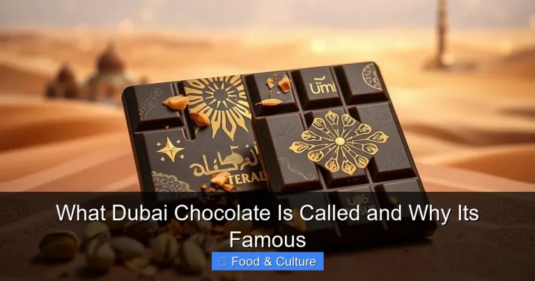 What Dubai Chocolate Is Called and Why Its Famous