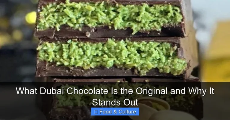 What Dubai Chocolate Is the Original and Why It Stands Out