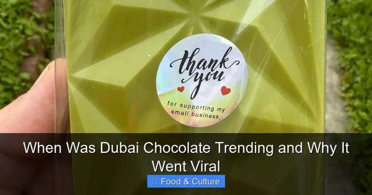 When Was Dubai Chocolate Trending and Why It Went Viral When Was Dubai Chocolate Trending and Why It Went Viral
