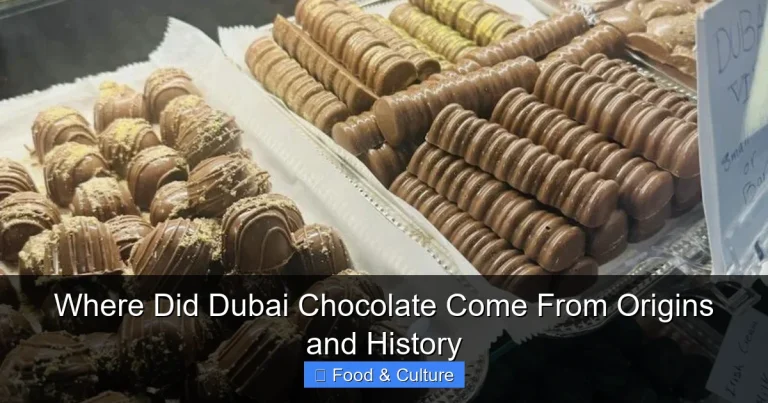 Where Did Dubai Chocolate Come From Origins and History