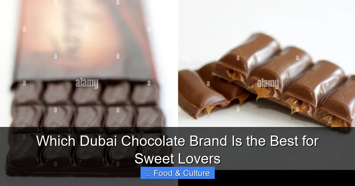 Which Dubai Chocolate Brand Is the Best for Sweet Lovers