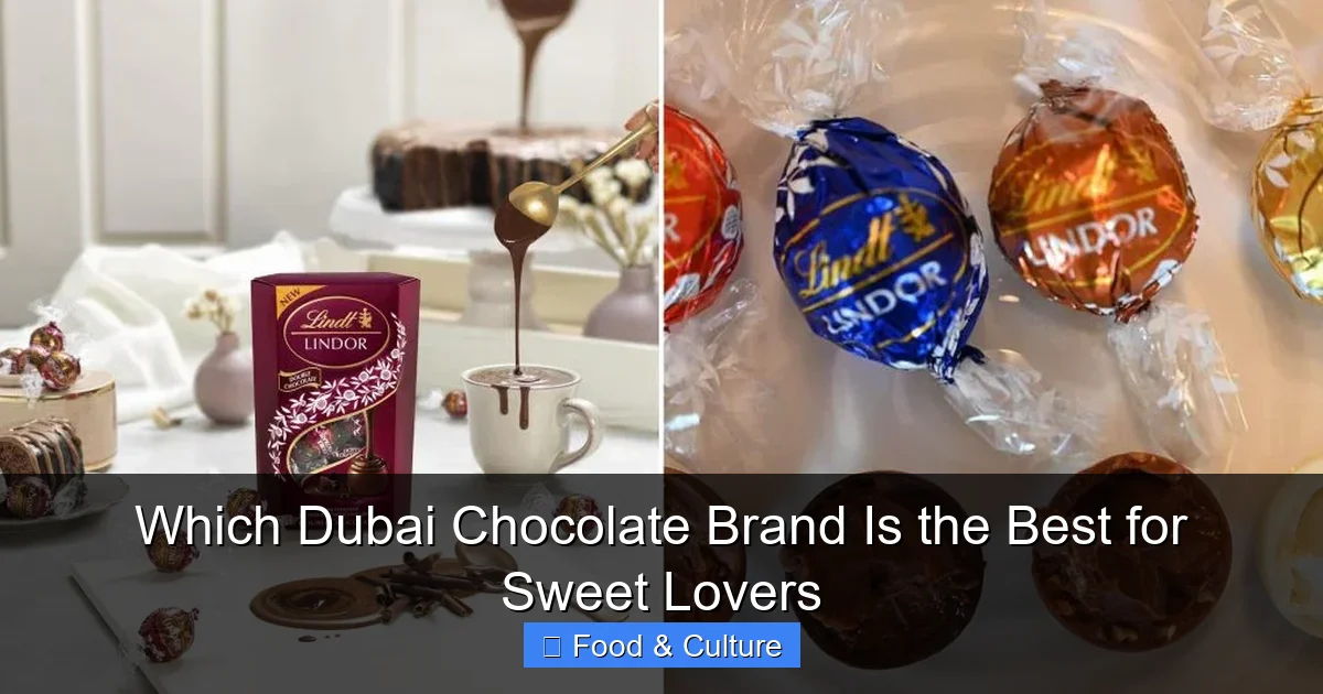 Which Dubai Chocolate Brand Is the Best for Sweet Lovers