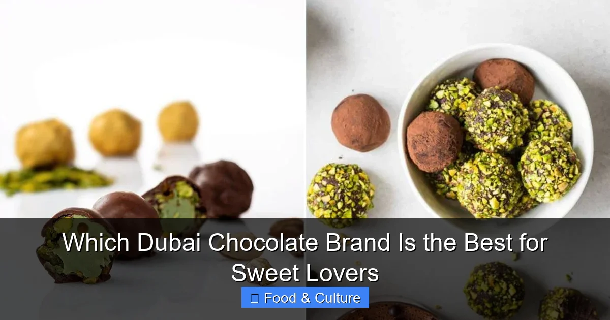 Which Dubai Chocolate Brand Is the Best for Sweet Lovers