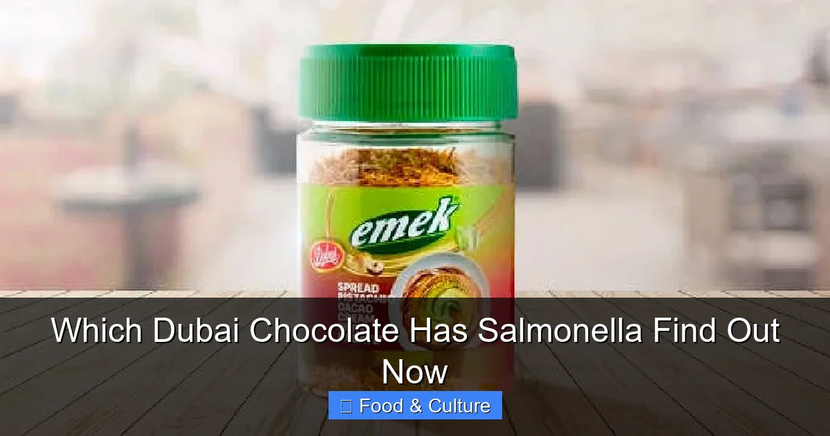 Which Dubai Chocolate Has Salmonella Find Out Now