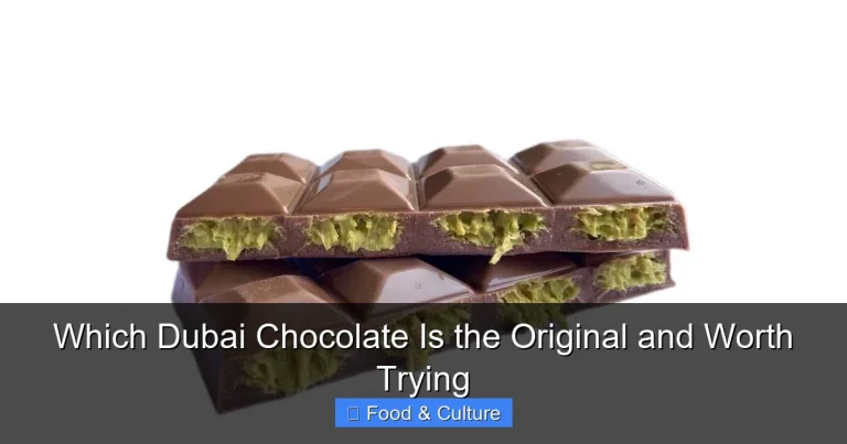 Which Dubai Chocolate Is the Original and Worth Trying