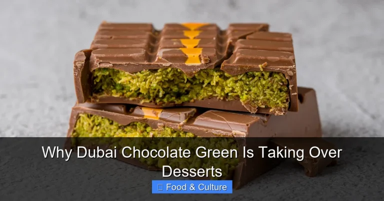 Why Dubai Chocolate Green Is Taking Over Desserts