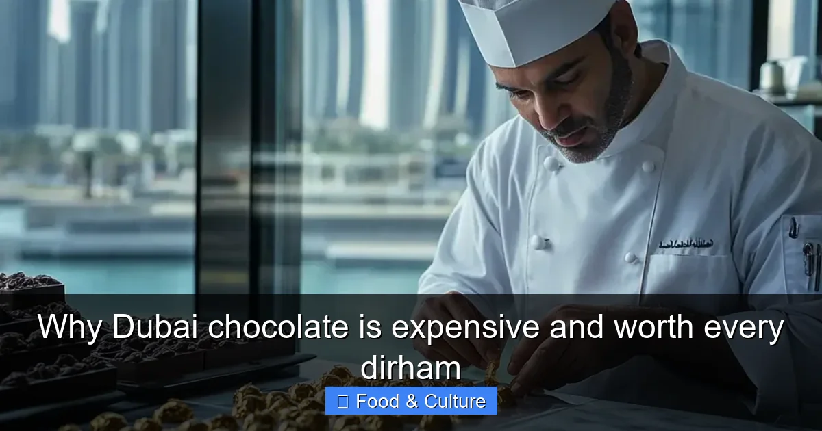 Why Dubai chocolate is expensive and worth every dirham