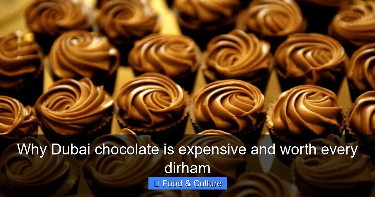 Why Dubai chocolate is expensive and worth every dirham