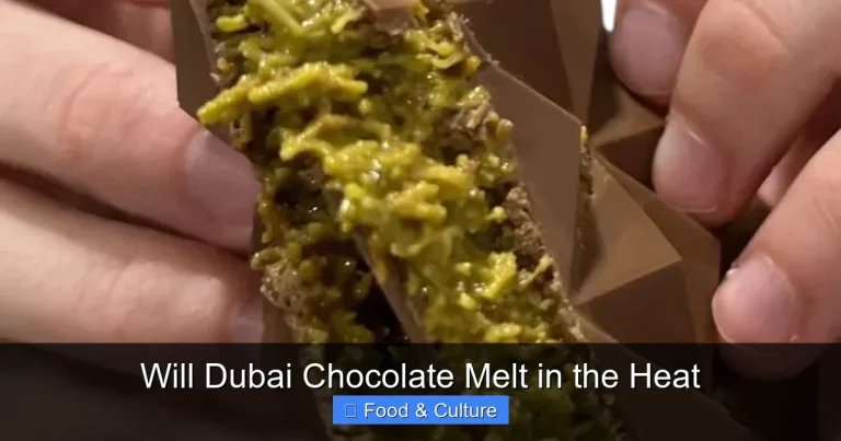 Will Dubai Chocolate Melt in the Heat